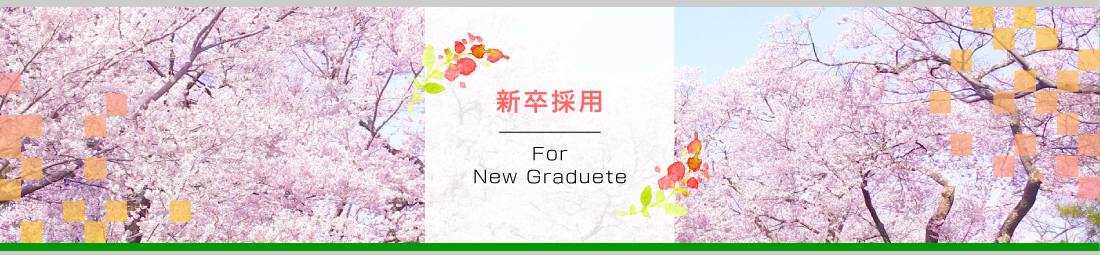 新卒採用：For New Graduete